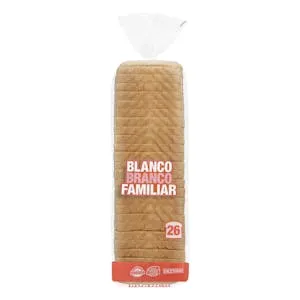 Pan de molde blanco familiar Hacendado
